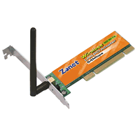 Zonet ZEW1602: 802.11g 54Mbps Wireless LAN PCI Adapter